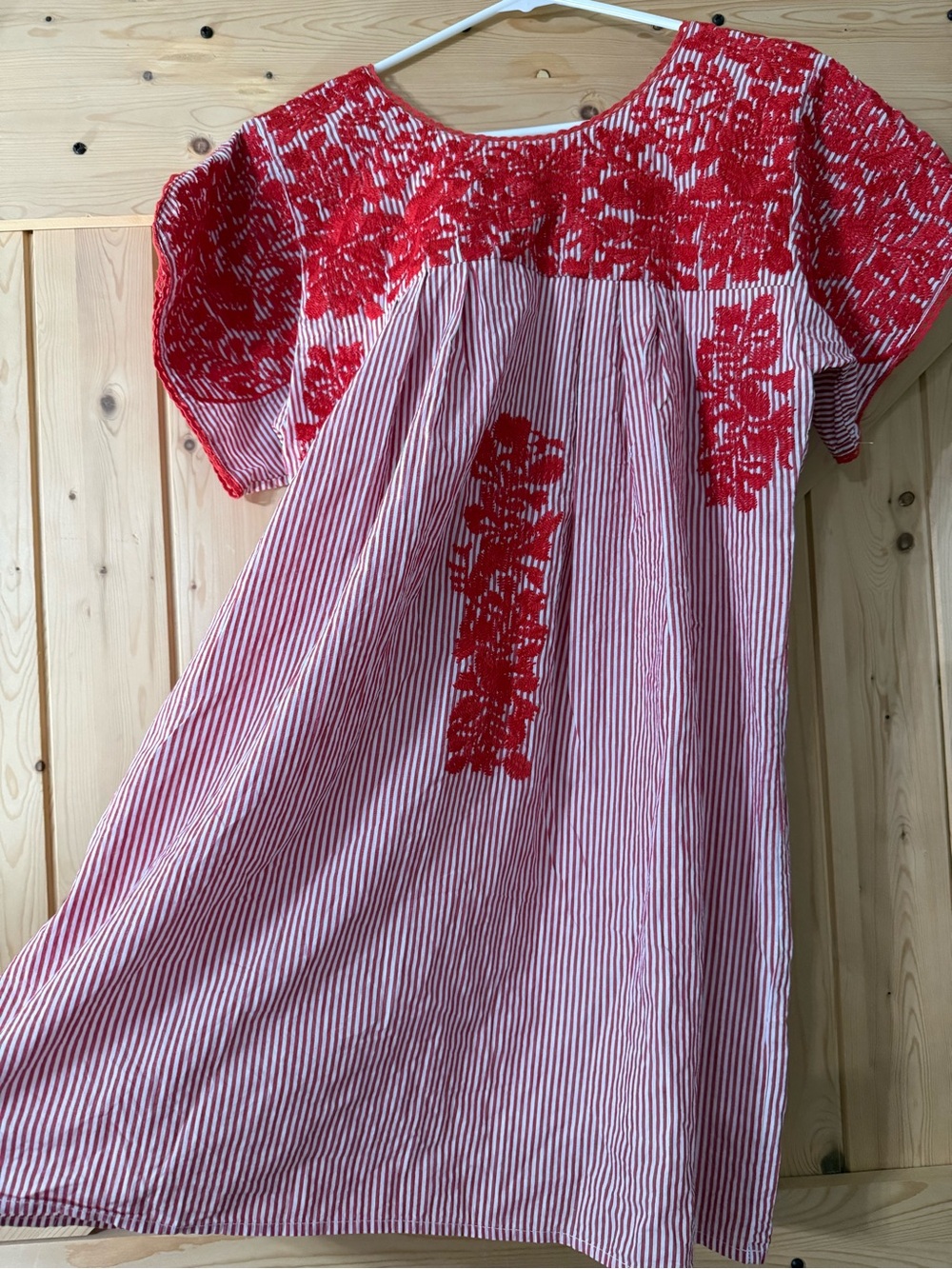 Buddy Love Red Embroidered Stripe Top - Picture 4 of 10